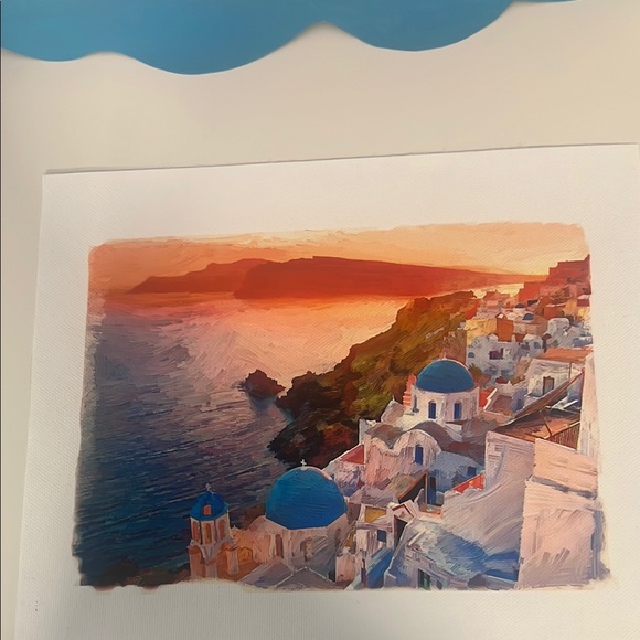 Greece Canvas Print , Ready to frame - Picture 3 of 4